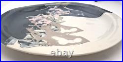 Vtg Gibson Platter 80s Pop Abstract Art Original Signed Alan Gibson Size 12.5