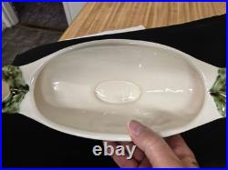 Vtg. Hull Pottery Tokay Console bowl/candleholder