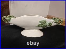 Vtg. Hull Pottery Tokay Console bowl/candleholder