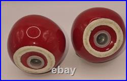 Vtg MCM ITALY MANCIOLI CHERRY Soup Tureen Candy Dish & Salt & Pepper