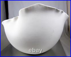 Vtg. MCM Signed SNARS Large Calla Lily Multi Color Glazed Bowl