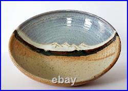 Vtg MCM Studio Art Serving Bowl Kenneth G Merrill Canyon Creek Pottery Oregon