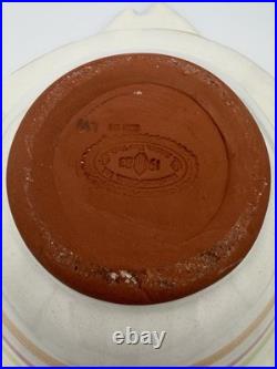 Vtg MacKenzie Childs Fish Story Bowl Plate Red Clay Aurora NY Hand Painte Retire