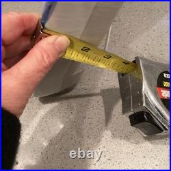 Vtg Miranda Thomas for Simon Pearce Blue Koi Fish 10 Square Art Pottery Bowl