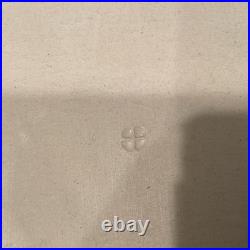 Vtg Miranda Thomas for Simon Pearce Blue Koi Fish 10 Square Art Pottery Bowl