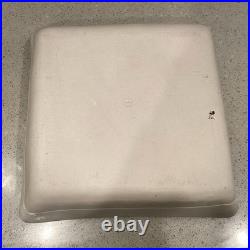 Vtg Miranda Thomas for Simon Pearce Blue Koi Fish 10 Square Art Pottery Bowl