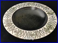 Vtg RARE Lisa Larson Large Art Pottery Dish'Paloma 2' Gustavsberg Sweden MCM
