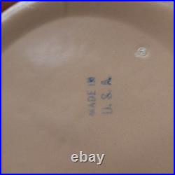 Vtg Rare Catalina Pottery Fruit Bowl Franciscan & Turquoise Made In USA 7.5 W