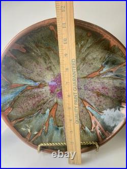 Vtg. Studio Earthenware Signed Potters Brown Candy Wrap Pottery Sculptural Piece Vtg. Studio Earthenware Signed Potters Brown Candy Wrap Pottery Sculptural Piece