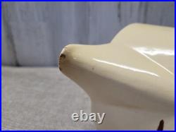 Vtg Watt Pottery Lot Teapot, Sugar Bowl with Lid & Creamer Striped RARE Set #112