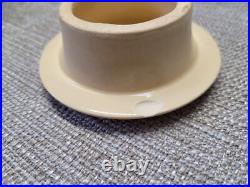 Vtg Watt Pottery Lot Teapot, Sugar Bowl with Lid & Creamer Striped RARE Set #112