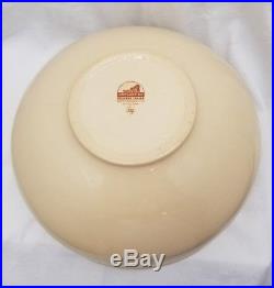 Wallace China Westward Ho Pioneer Trails Large Serving Bowl Round Vintage 12.5