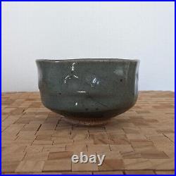 Warren MacKenzie Celadon Paddled Tea Bowl Studio Art Pottery Vintage