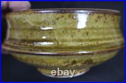 Warren Mackenzie Original Drop Rimmed Bowl, Brown Gloss Glaze