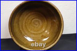 Warren Mackenzie Original Drop Rimmed Bowl, Brown Gloss Glaze