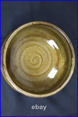 Warren Mackenzie Original Drop Rimmed Bowl, Brown Gloss Glaze