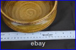 Warren Mackenzie Original Drop Rimmed Bowl, Brown Gloss Glaze