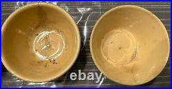 Watt Pottery Vintage 3 Leaf Apple Design Lot Some Cracks Discoloration Not Perfe