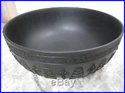 Wedgwood Black Basalt Acanthus Bowl Set Rare/Vintage