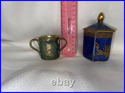 Wedgwood Daisy Makeig-Jones Green Fairyland Lustre Tyg & Blue Dragon Lustre Jar