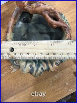 Weller Antique Woodcraft Squirrel Bowl Excellent Condition