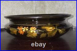 Weller Dickensware 1900s Vintage Art Pottery Standard Glaze Ceramic Bowl 346