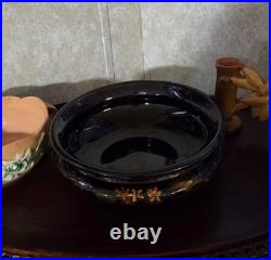 Weller Dickensware 1900s Vintage Art Pottery Standard Glaze Ceramic Bowl 346