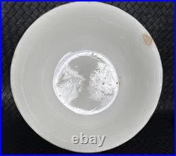 White Ironstone Bowl Late Meakin Fluted Edge Ladyfinger 10 Inch Wartime Stamp