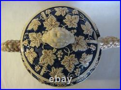 Wick-Werke, WW Germany Stoneware Stein Grape Pottery Punch Bowl Jar Canister