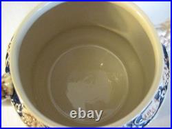 Wick-Werke, WW Germany Stoneware Stein Grape Pottery Punch Bowl Jar Canister