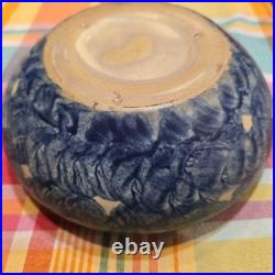 Zanesville Peters & Reed Arts & Crafts Landsun Bowl Matte Blue Grey Glaze 7.7
