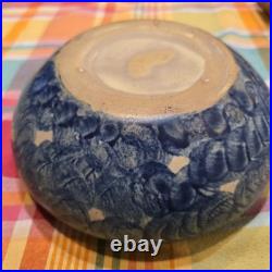 Zanesville Peters & Reed Arts & Crafts Landsun Bowl Matte Blue Grey Glaze 7.7